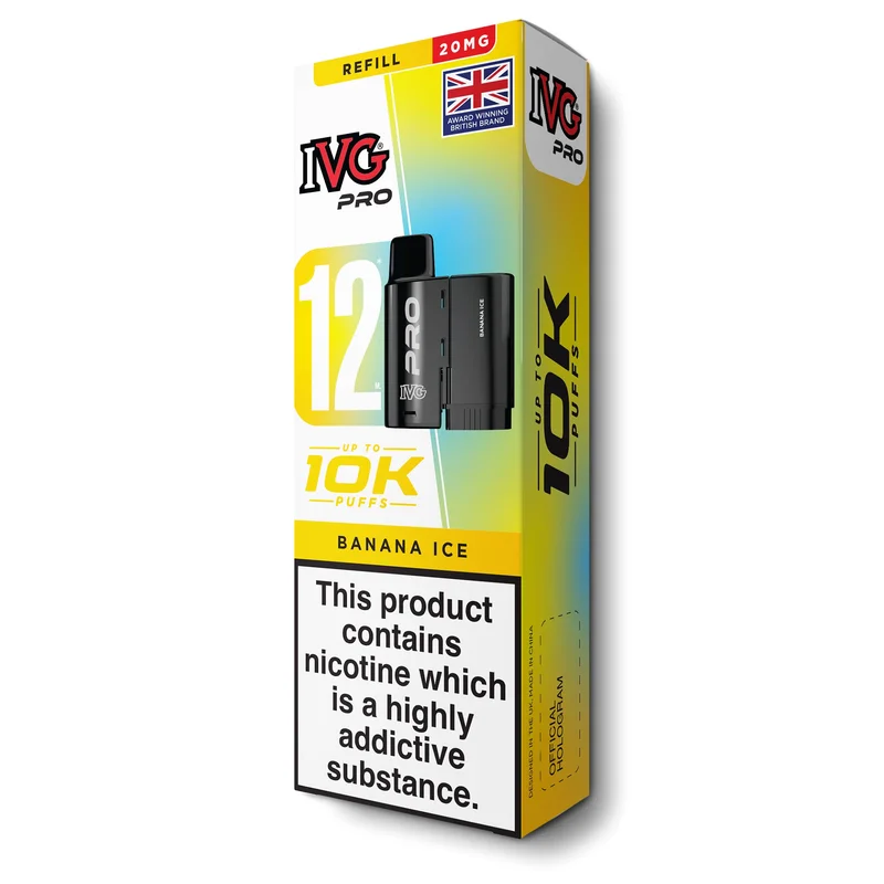 Banana Ice Pro 12 Refill Pod by IVG