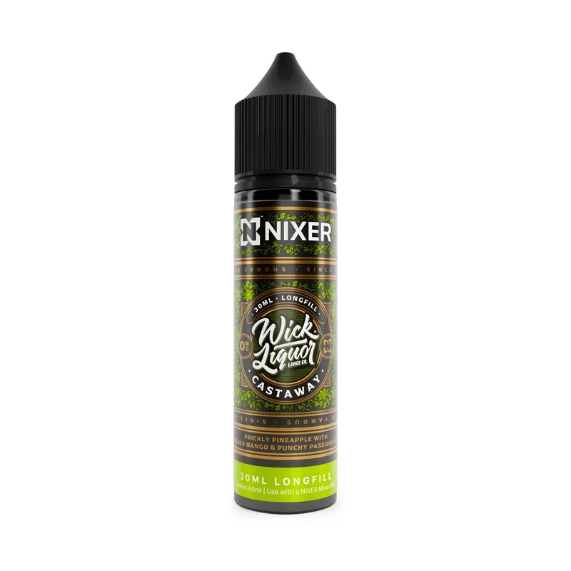 Nixer – Wick Liquor – Castaway- 30ml Longfill