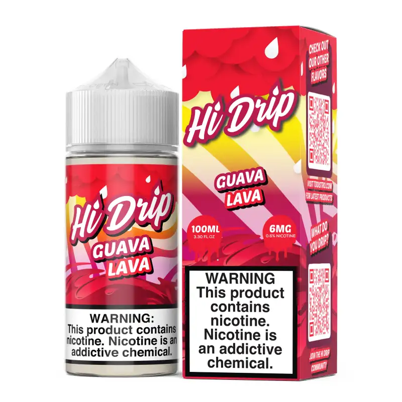 Hi-Drip 100ml Guava Lava Vape Juice - Image 3