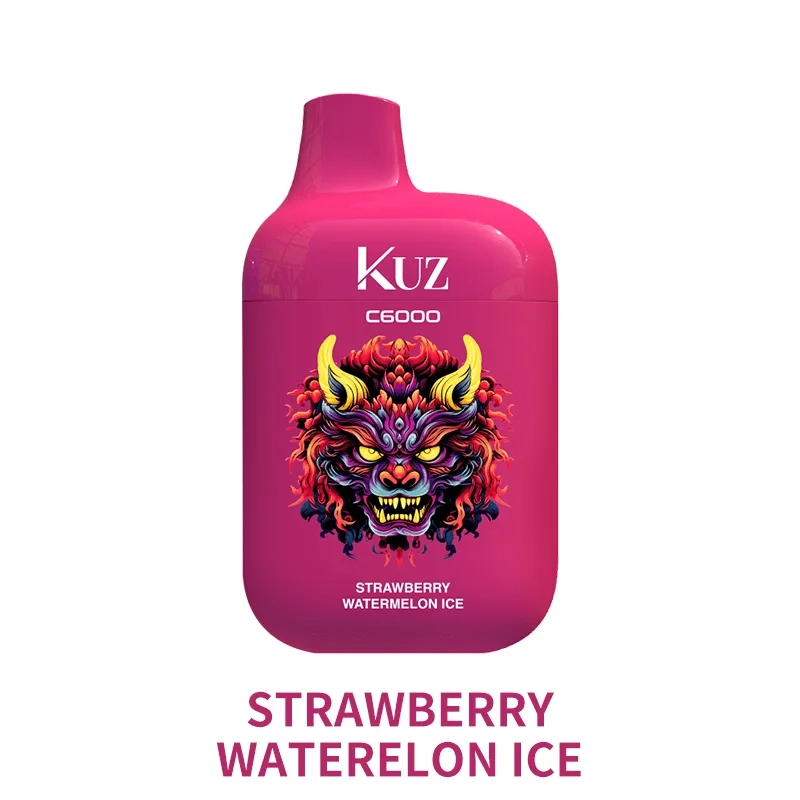 KUZ C6000 PUFFS – STRAWBERRY Watermelon ICE - Image 2